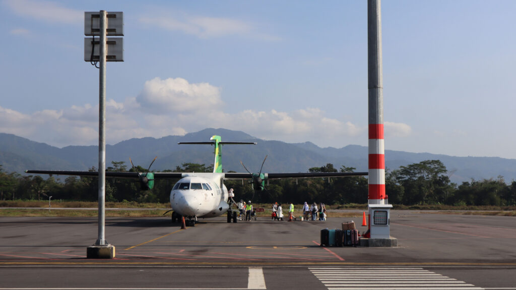 Rombongan Jemaah Umrah via Bandara JB Soedirman Purbalingga Mengaku Puas (Foto: Dok Kominfo Purbalingga)