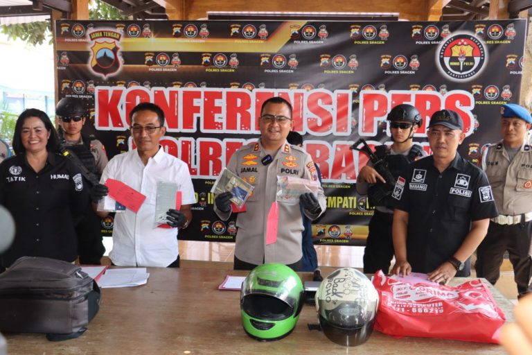 Bobol ATM Puluhan Juta, Tim Resmob Polres Sragen Tangkap Sopir Pribadi Pejabat  (Foto: Dok Humas Polres Sragen)