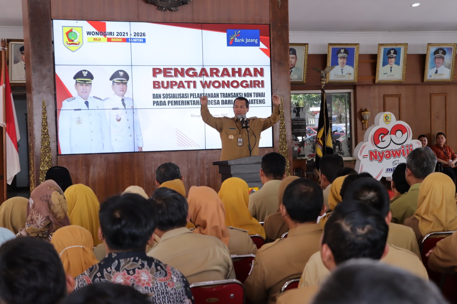 Kelola Keuangan Desa, 251 Pemdes di Wonogiri Siap Terapkan Transaksi Nontunai (Foto: Dok Kominfo Wonogiri)