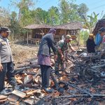 Dapur Terbakar, Dua Unit Motor Warga Porangparing Ikut Terpanggang (Foto: Dok Humas Polresta Pati)