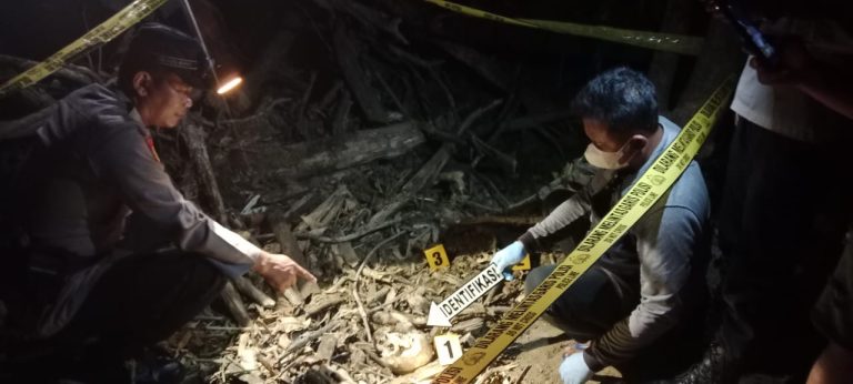Tulang Tengkorak Ditemukan di Hutan Pucakwangi, Polisi: Diduga Lansia Warga Karangwotan (Foto: Dok Humas Polresta Pati)