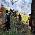 TNI-Polri Bersiaga Pasca Kebakaran Hutan Gunung Lawu Merembet ke Magetan (Foto: Dok Humas Polres Magetan)