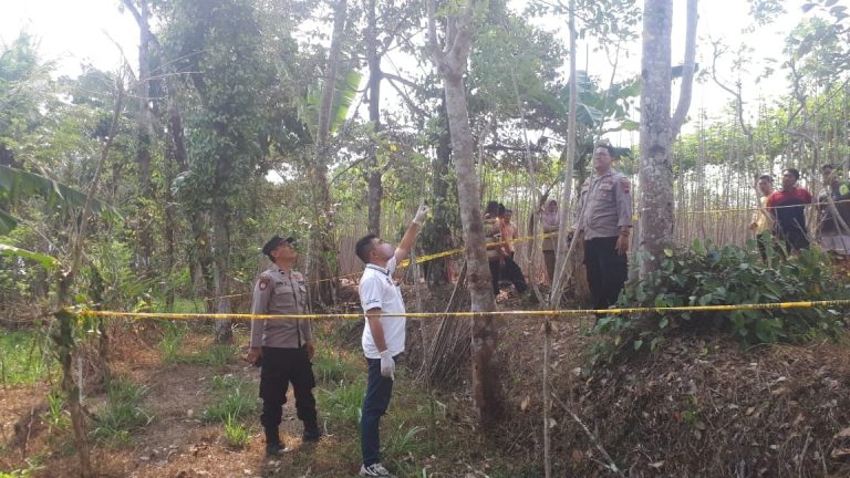 Pemuda di Purbalingga Ditemukan Gantung Diri di Pohon Jengkol (Foto: Dok Humas Polres Purbalingga)