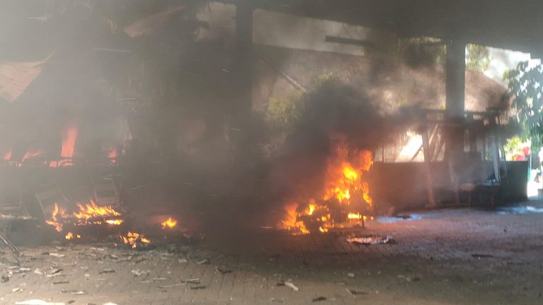 Kebakaran di Garasi Bus di Bantul, Kerugian Capai Rp 100 Juta (Foto: Dok Humas Polres Bantul)