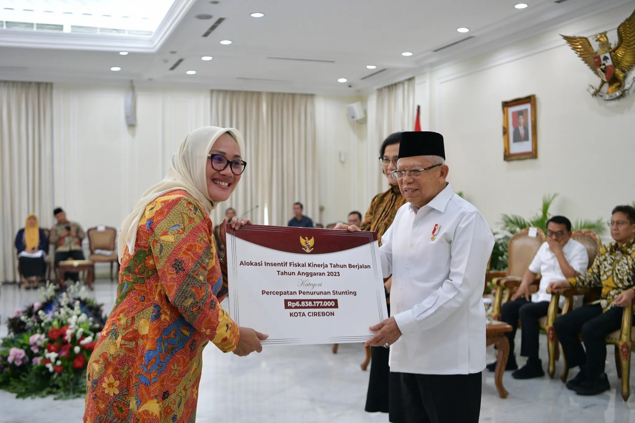 Rakornas Stunting, Wapres Paparkan Langkah Strategis Kejar Target 14 Persen Prevalensi 2024 (Foto: Dok BPMI Setwapres)