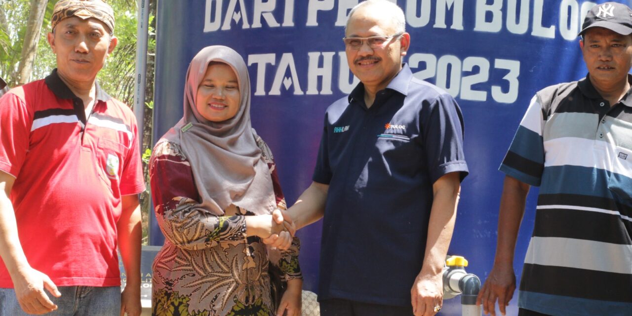 Warga Desa Pepedan dapat Bantuan Tandon Air dari Perum Bulog (Foto: Dok Kominfo Purbalingga)