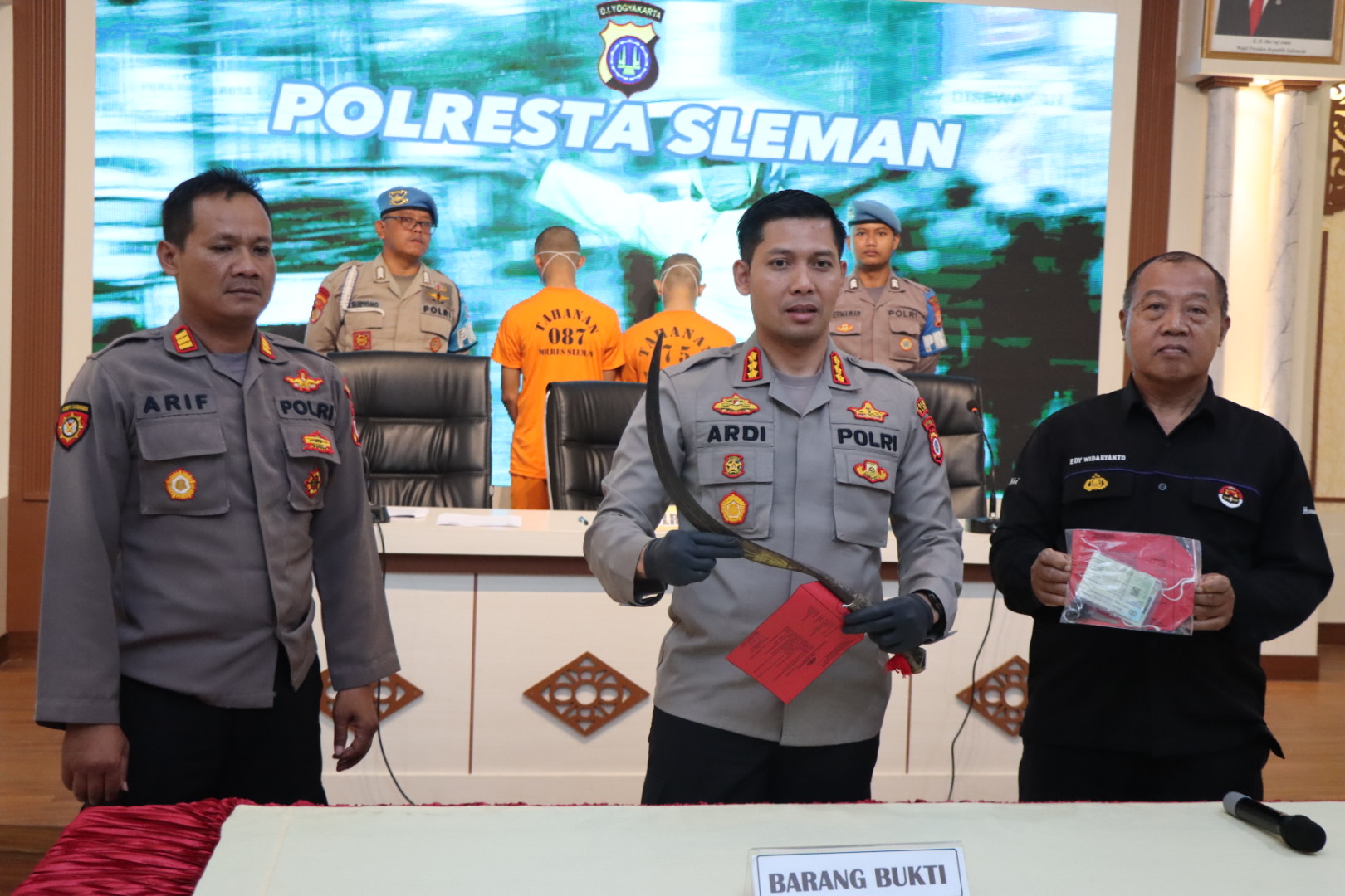 Polresta Sleman Ungkap Peristiwa yang Terjadi di Ledok Nongko Turi Sleman (Foto: Dok Humas Polresta Sleman)
