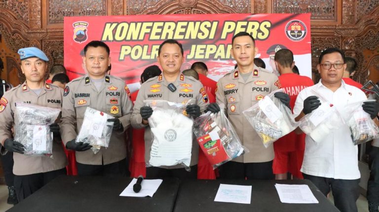 Januari Hingga September 2023, Sebanyak 43 Pelaku Narkoba Diamankan Polres Jepara (Foto: Dok Humas Polres Jepara)