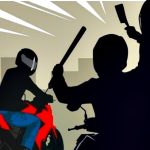 Ilustrasi Pengendara Diancam Sajam