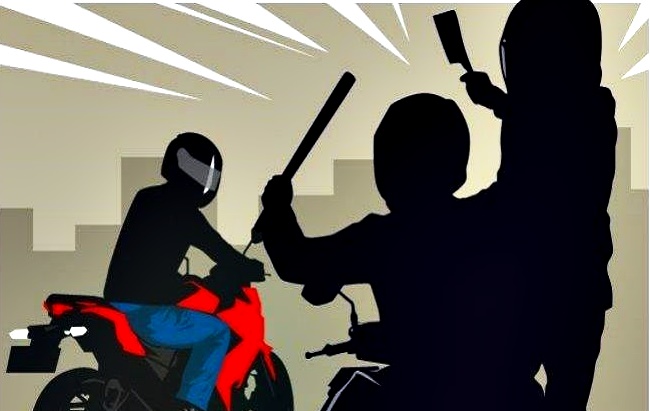 Ilustrasi Pengendara Diancam Sajam