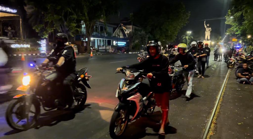 Tim Sparta Polresta Surakarta Amankan Puluhan Sepeda Motor Berknalpot Brong (Foto: Dok Humas Polresta Surakarta)