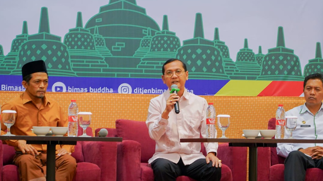 Gandeng Jurnalis, Kemenag Satukan Pemahaman Terkait Chattra Candi Borobudur (Foto: Dok Kemenag)