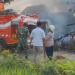 Kebakaran Tiga Rumah di Sidoarjo Sragen, Kerugian Capai Ratusan Juta (Foto: Dok Humas Polres Sragen)