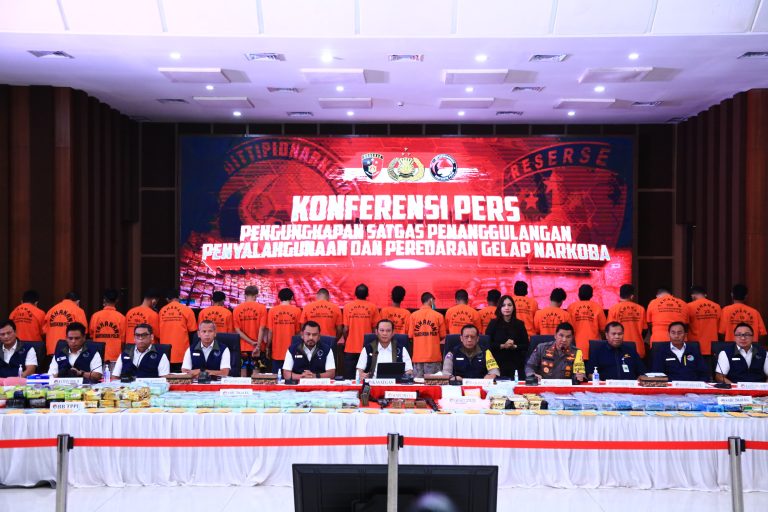 Satgas P3GN Ungkap 1.643 Kasus Narkoba, Tangkap 2.431 Tersangka (Foto: Dok Humas Polri)