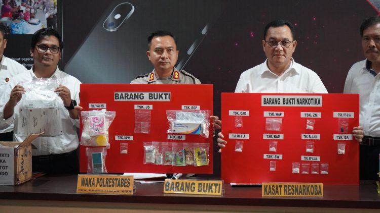 Polrestabes Semarang Amankan 20 Pelaku Penyalahgunaan Narkoba dengan Modus Baru (Foto: Dok Humas Polrestabes Semarang)