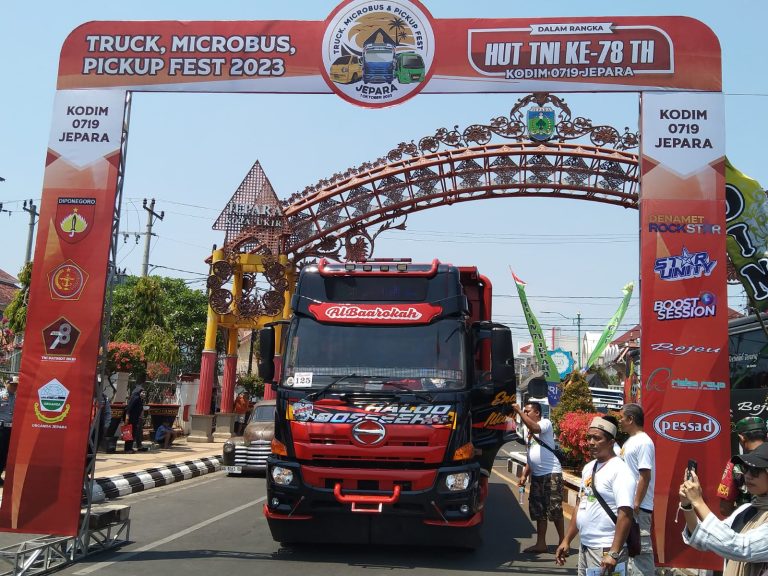 Sambut HUT Ke-78 TNI, Kodim 0719/Jepara Gelar Parade Truk, Microbus, Pickup Fest 2023 (Foto: Dok Diskominfo Jepara)