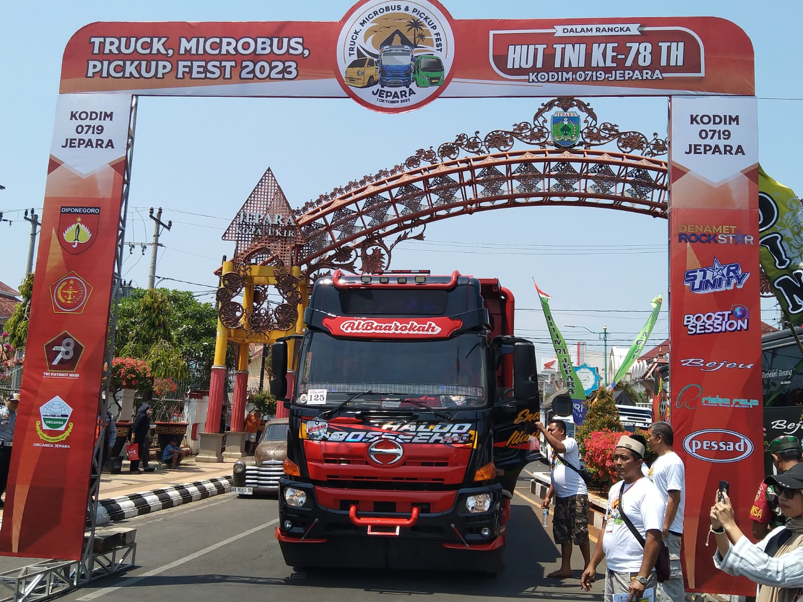 Sambut HUT Ke-78 TNI, Kodim 0719/Jepara Gelar Parade Truk, Microbus, Pickup Fest 2023 (Foto: Dok Diskominfo Jepara)