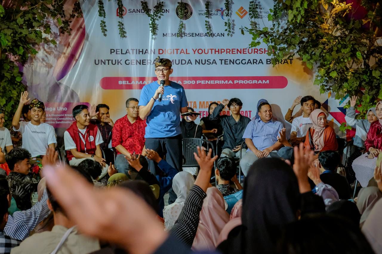 Kemenparekraf Tingkatkan Potensi Digital Anak Muda NTB Agar Jadi Entrepreneur Andal (Foto: Dok Kemenparekraf)