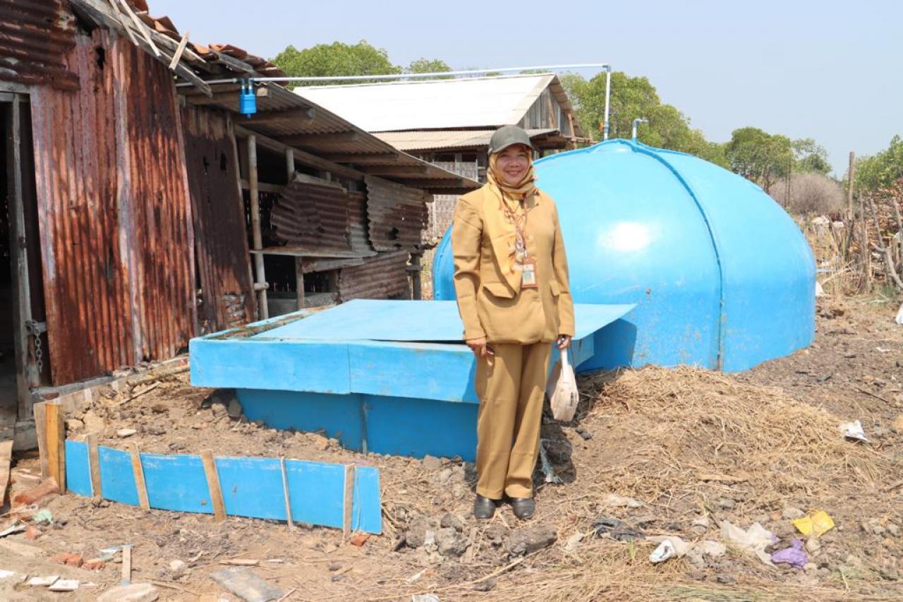 Tangani Limbah Kohe, Dinperpa Monitoring Pemasangan Biogas Digester (Foto: Dok Timkom Pemkot Pekalongan)