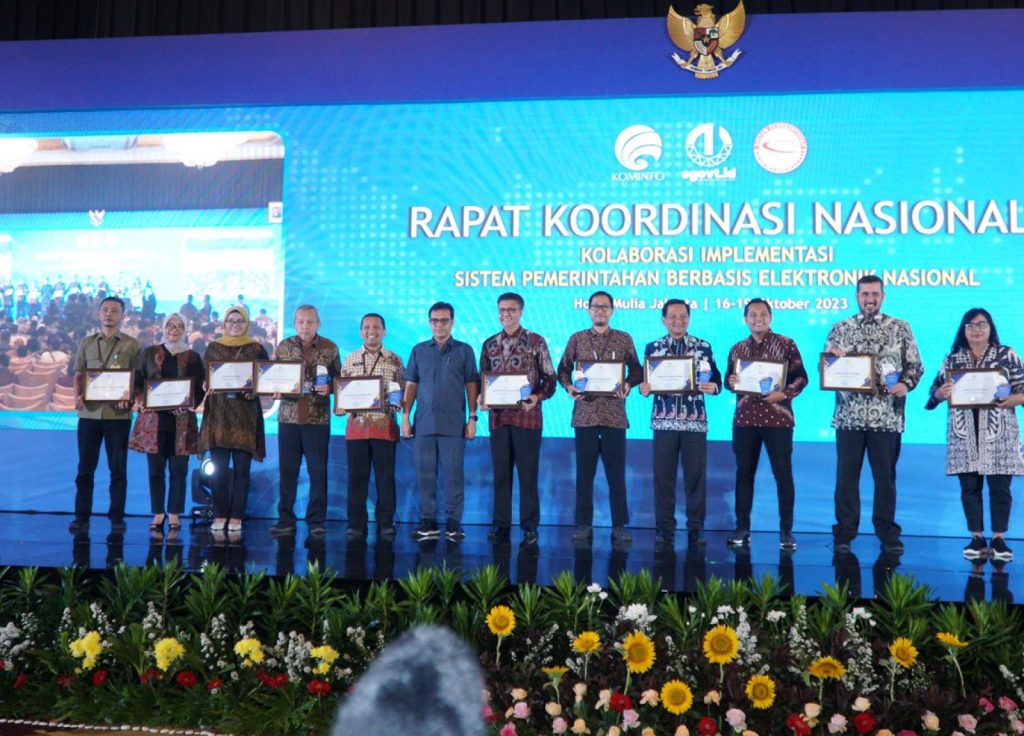 Lewat Aplikasi Srikandi, Klaten Raih Juara I Penghargaan Kemenkominfo RI (Foto: Dok Kominfo Klaten)