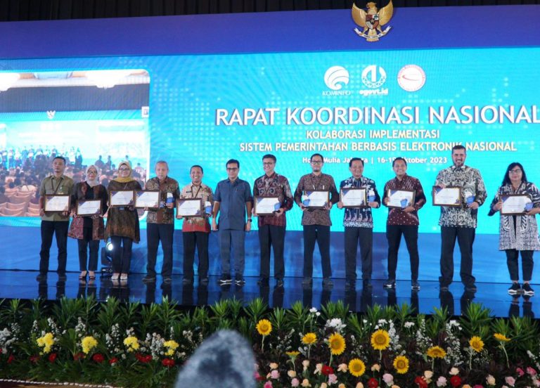 Lewat Aplikasi Srikandi, Klaten Raih Juara I Penghargaan Kemenkominfo RI (Foto: Dok Kominfo Klaten)