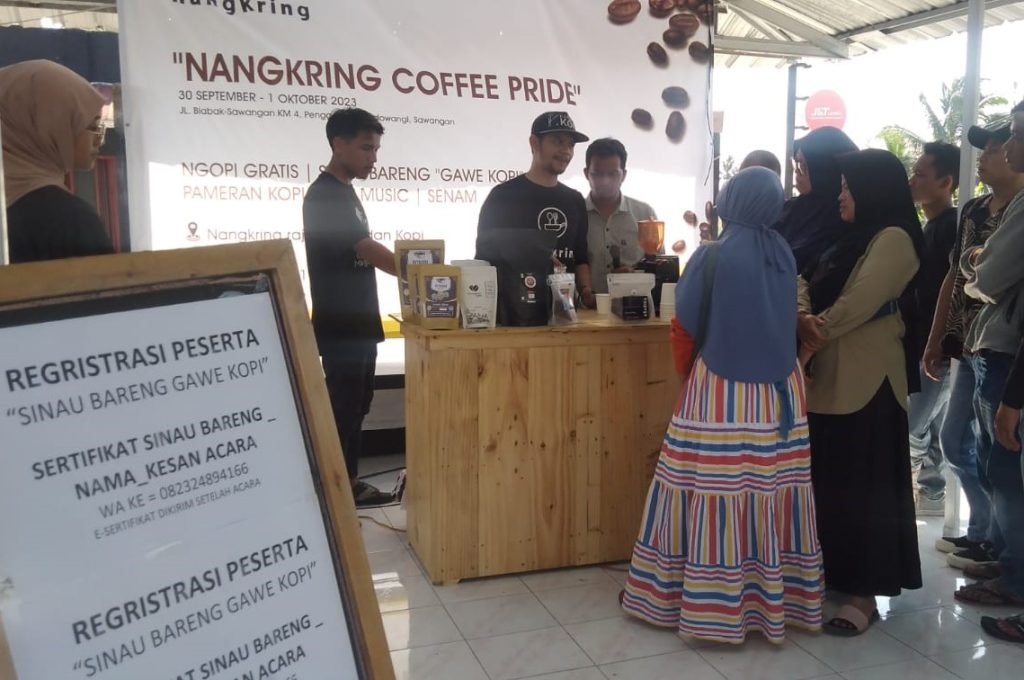 Berbagi Ilmu dan Kopi Gratis, Nangkring Pride Peringati Hari Kopi International (Foto: Dok Pemkab Magelang)