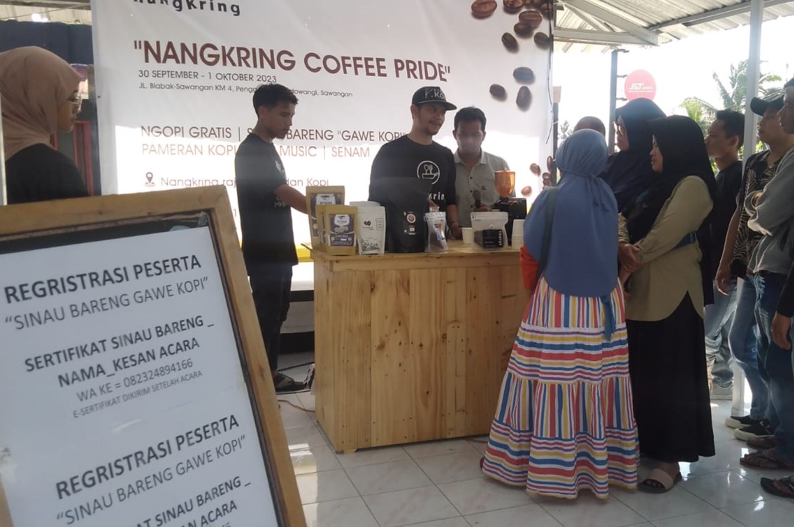 Berbagi Ilmu dan Kopi Gratis, Nangkring Pride Peringati Hari Kopi International (Foto: Dok Pemkab Magelang)