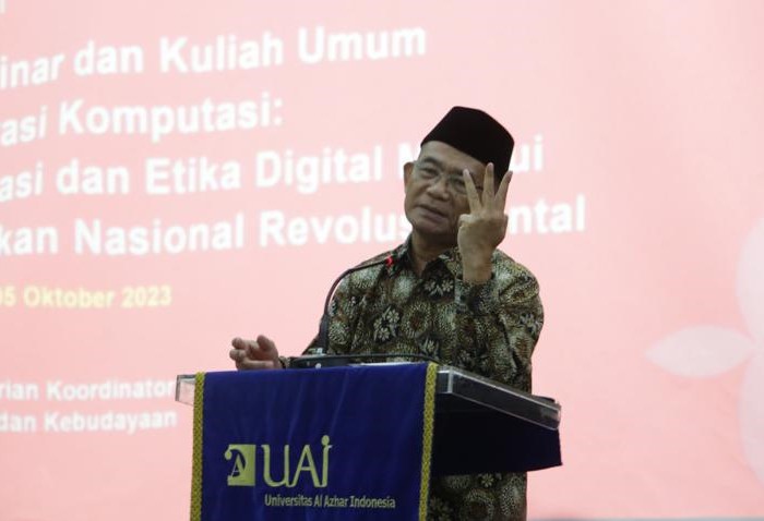 Menko PMK Wanti-Wanti Bahaya Teknologi Digital dan Artificial Inteligence (Foto: Dok Kemenko PMK)