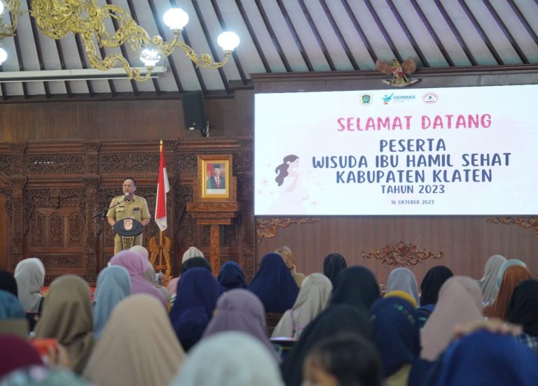 Usai Ikuti Kelas Selama 4 Pertemuan, Ratusan Ibu Hamil di Klaten Diwisuda (Foto: Dok Kominfo Klaten)