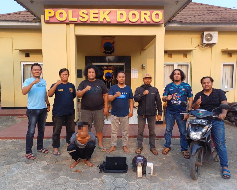 Wisnu, Pemuda Spesialis Jambret Akhirnya Diamankan Polisi (Foto: Dok Humas Polres Pekalongan)