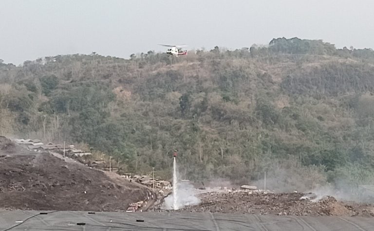 BNPB Targetkan Pemadaman TPA Jatibarang Rampung Secepatnya (Foto: Dok Pemkot Semarang)