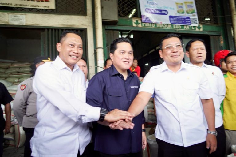Harga Beras di PIBC Mulai Turun, Stok Beras Aman, NFA Minta Bulog Banjiri Pasar (Foto: Dok Bapanas)
