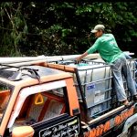 Penjual Air Bersih Keliling Raup Untung Sampingan di Musim Kemarau (Foto: Dok Pemkab Magelang)