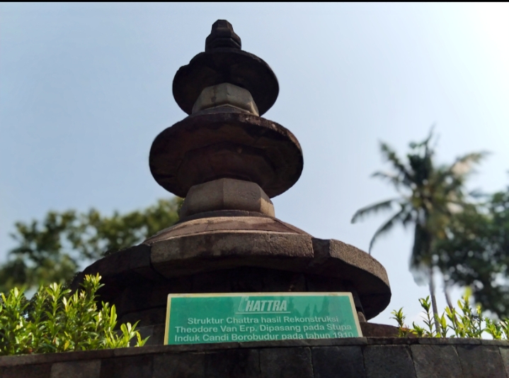 Penampakan Chattra yang tersimpan di Museum dan Cagar Budaya (MCB) Borobudur (Foto: Dok Pemkab Magelang)