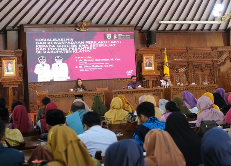 KPA Klaten: Kasus HIV Berdasarkan Faktor Risiko LGBT, Sebanyak 146 Kasus (Foto: Dok Kominfo Klaten)