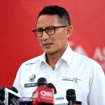 Menparekraf Sandiaga Uno memberikan keterangan pers, di Jakarta, Senin (09/10). (Foto: Dok Humas Setkab)