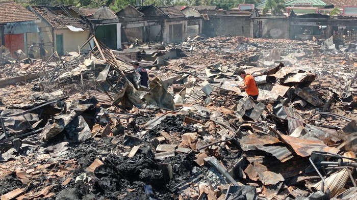 Pasar Slogohimo Terbakar, Hasil Labfor Tunjukkan Dugaan Terjadinya Korsleting Listrik