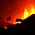 Gudang Rongsok di Pasar Kliwon Terbakar, 12 Rumah Hangus Dilalap Api
