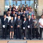 meriahkan HUT RI ke-79, seluruh staf & karyawan hotel safin adakan upacara dan bermacam lomba