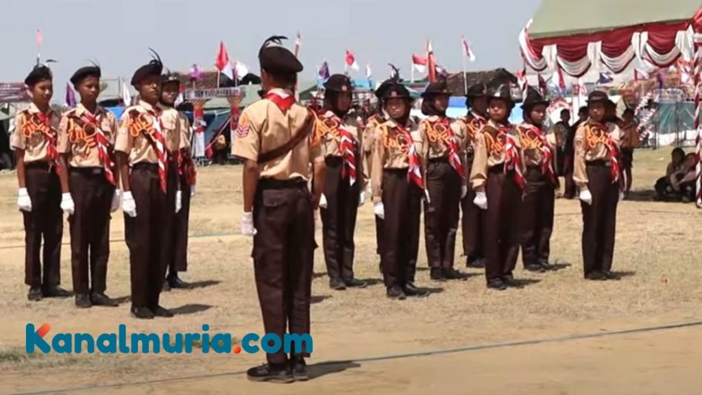 peringatan HUT Pramuka ke-63 di Pati dipusatkan di Desa Genengmulyo, Juwana