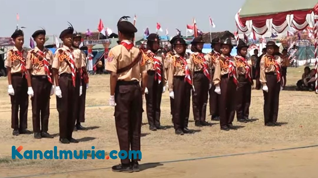peringatan HUT Pramuka ke-63 di Pati dipusatkan di Desa Genengmulyo, Juwana