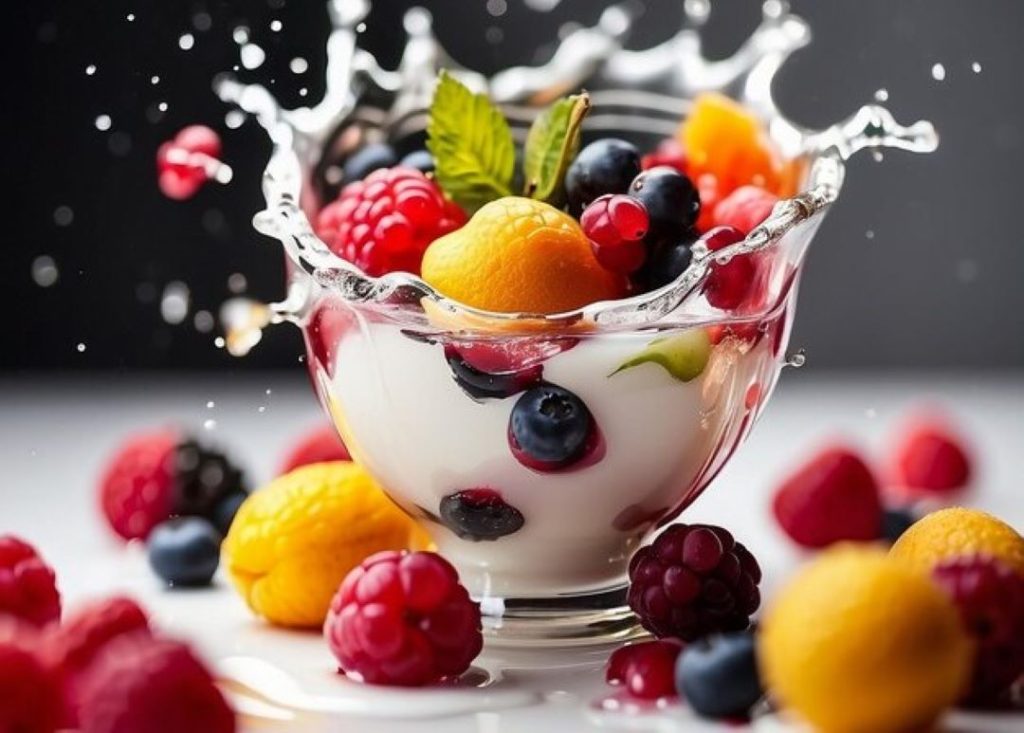 buah dan susu
