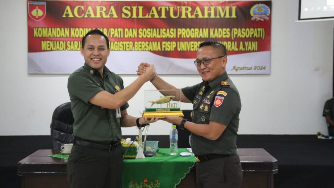 dekan FISIP UNJANI dan Komandan Kodim 0718/Pati