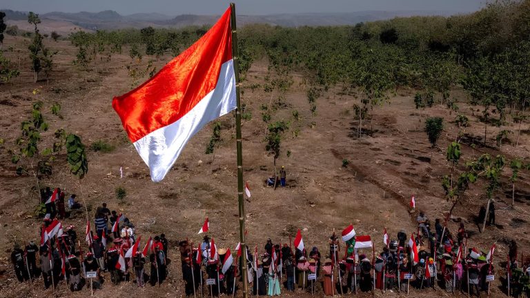 upacara di pegunungan Kendeng