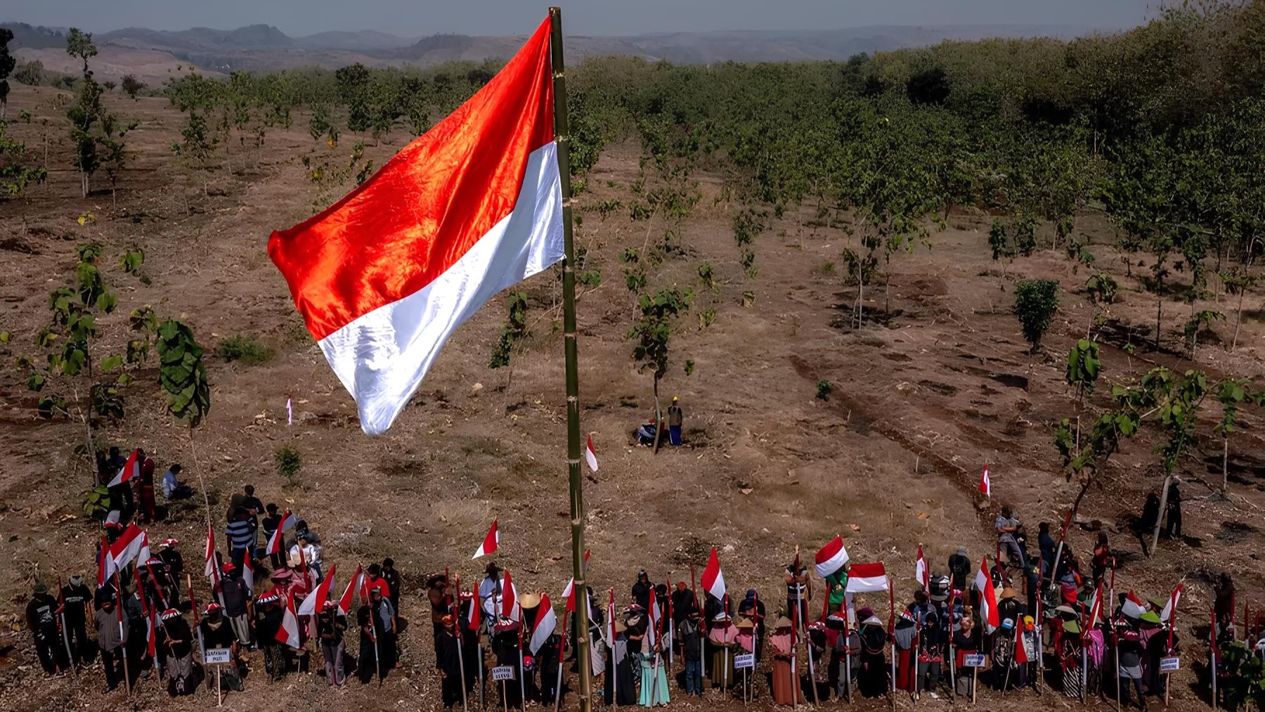 upacara di pegunungan Kendeng